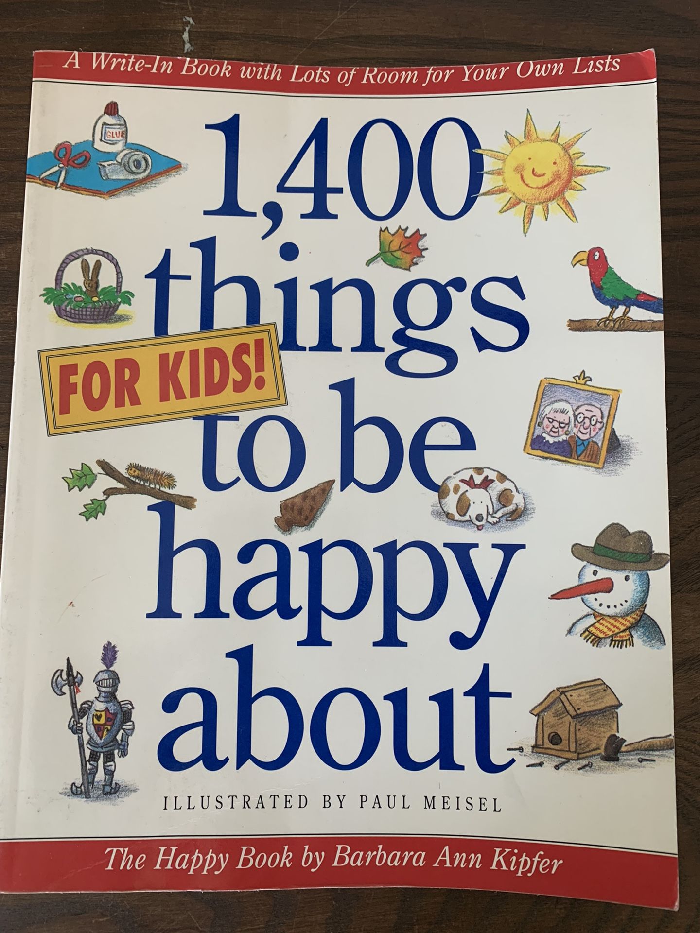 1400 things to be happy about for kids book