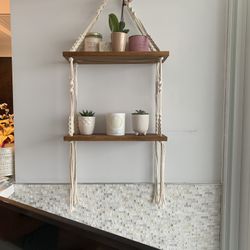 Wooden Handing Shelf
