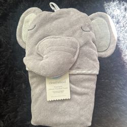 Elephant Infant Hooded Towel