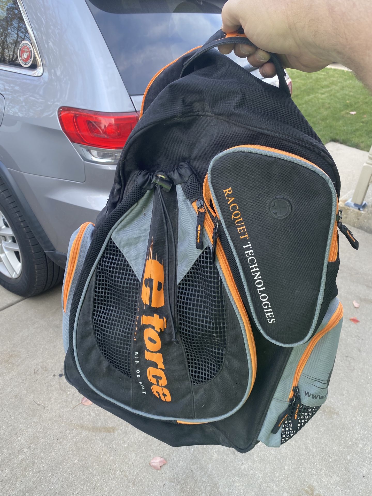 Racquetball backpack