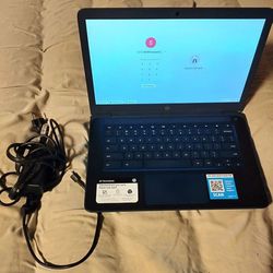 HP CHROME  laptop With charger Chord