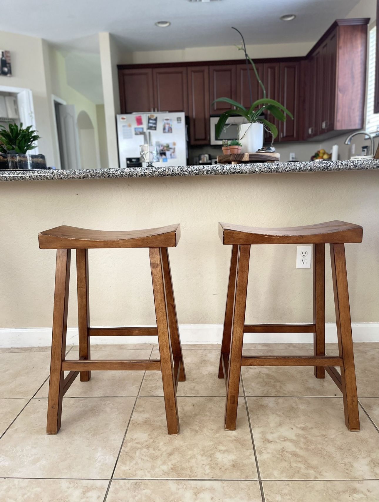 Pottery Barn 27” Tibetan Bar Stools