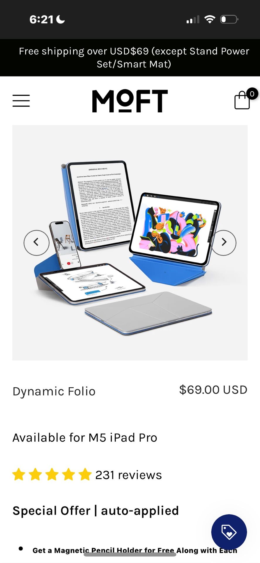 Moft - Ipad Dynamic Folio + Holder