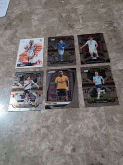 FIFA Soccer Trading Cards Lot of 6