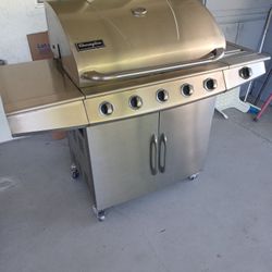 BBQ GIRL Charmglow BY NEXGRILL STANLLES STEEL Super Clean 6 Burners 