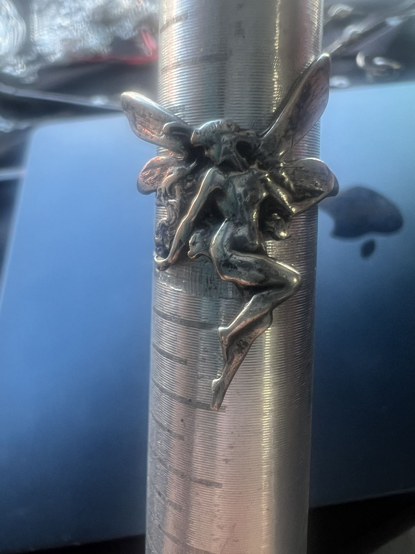 Silver Vintage Angel Or Fairy Ring
