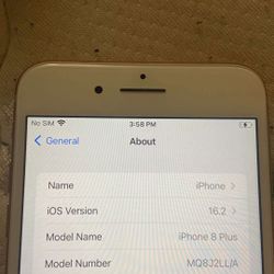 iPhone 8 Plus 64 Gb iOS From 16.0 To 16.5 