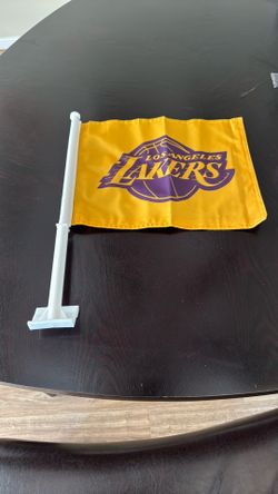 La Lakers Car Flag