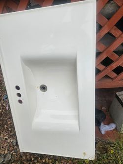 Vanity seamless sink 22×36