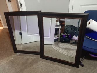 2 matching  Vanity mirrors