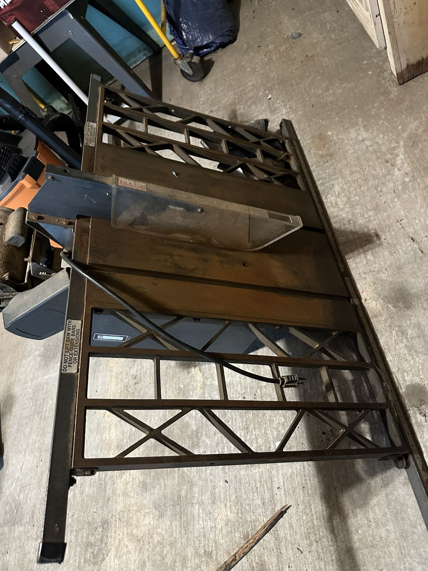 Craftsman Heavy Duty Tablesaw Belt Driven