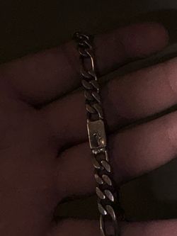 925 Sterling Silver Mexican Figaro Bracelet