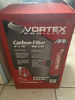 6x16” Vortex pro-lite carbon air filter