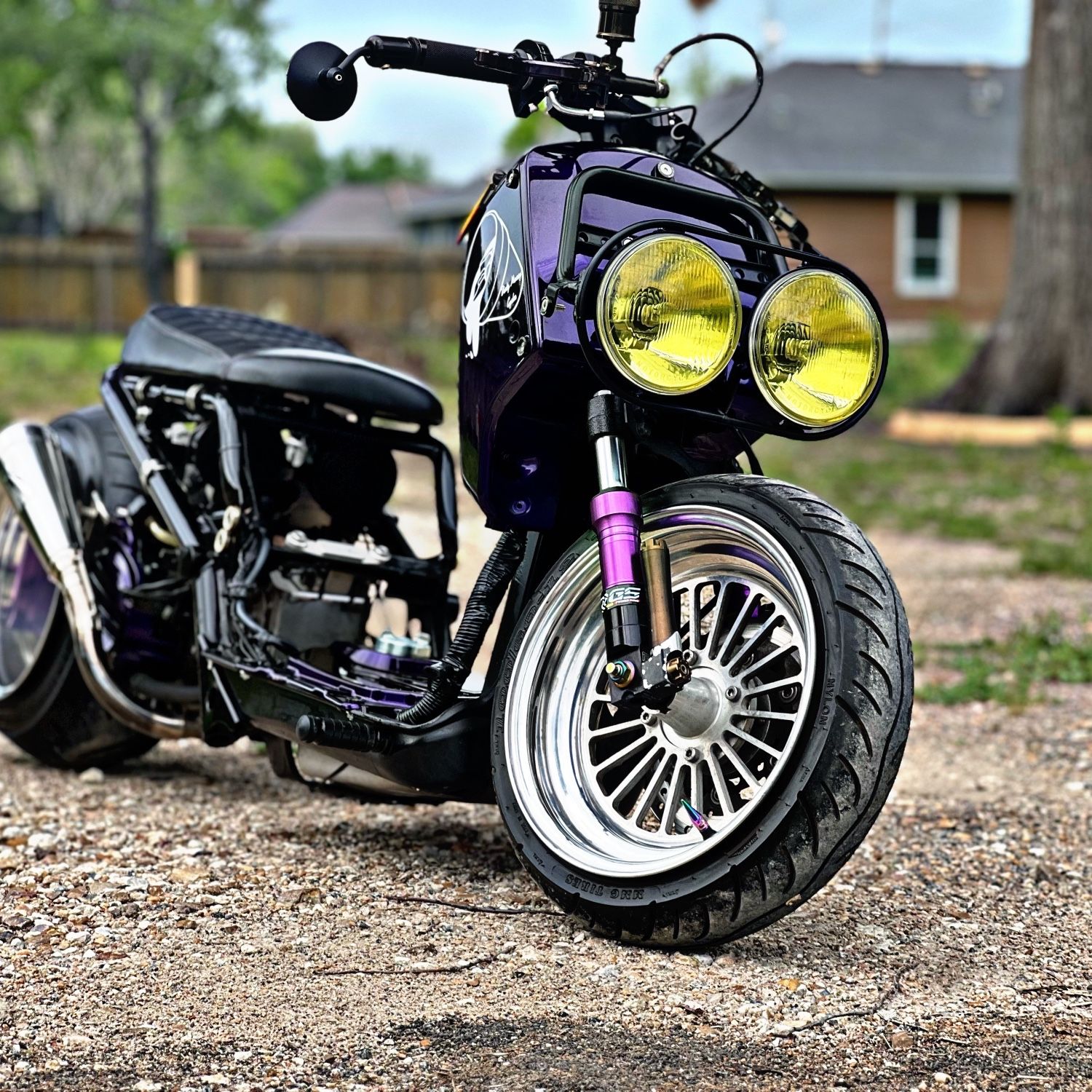 Custom Ruckuses Purple Custom Honda Ruckus