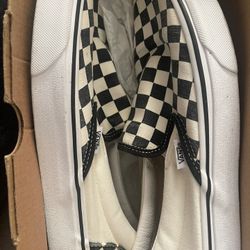 Checkered Print Vans 