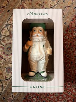 Small Masters White and Green Gnome Augusta Caddy 2026