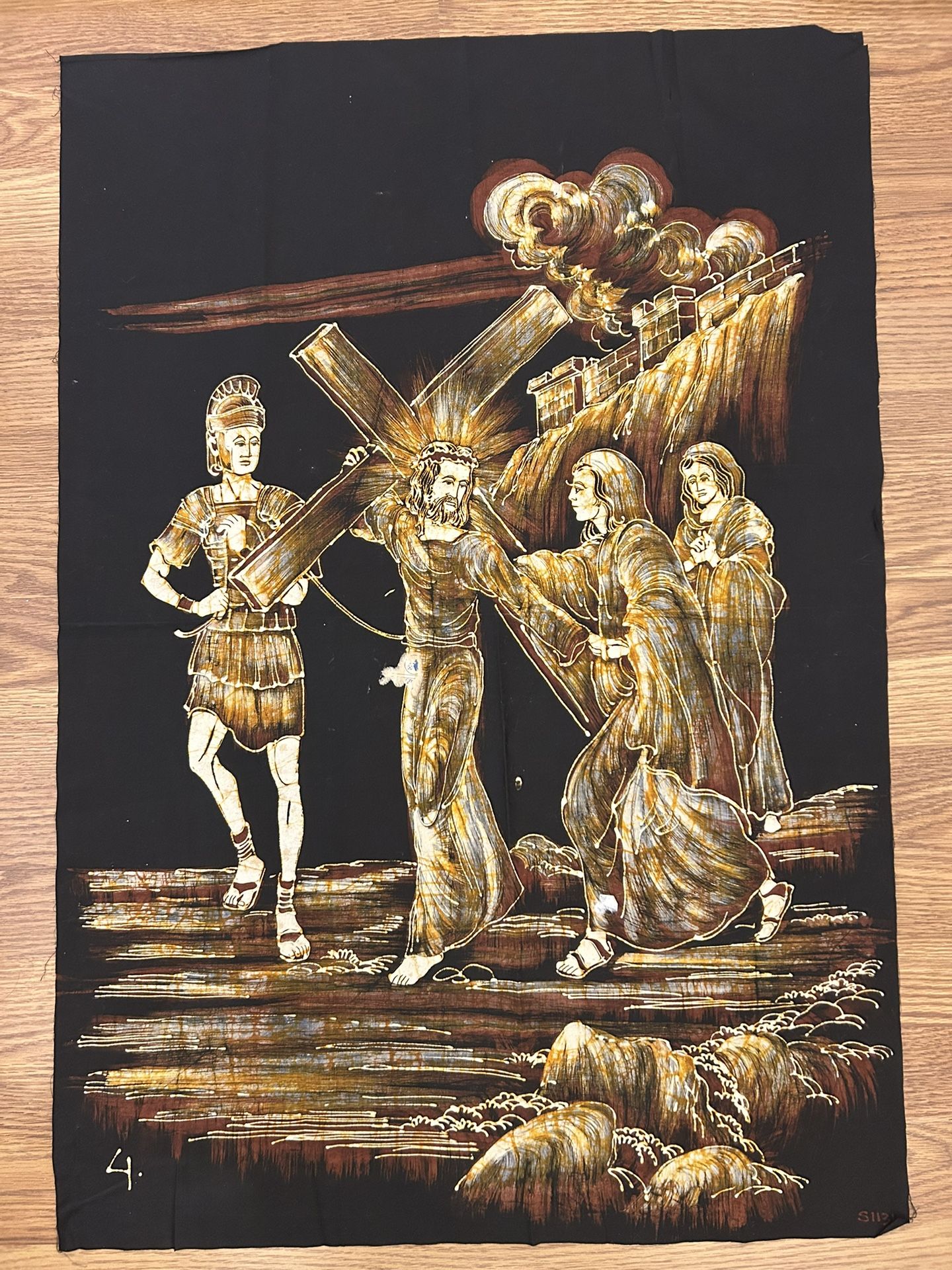 “Way Of The Cross” Wall Hanging Art Work