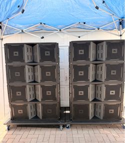 (8) JBL VERTEC VT4888DP-DA Active 3-Way Line Arrays 6K PEAK, 3K RMS