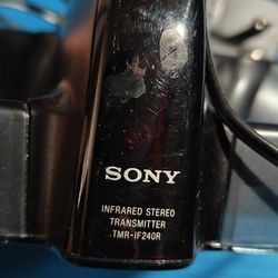 Sony Cordless Infrared Stereo Transmitter Headphones Mdr-IF240r