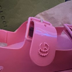 Pink Gucci Sandals 
