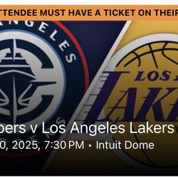 🎟️ Lakers vs ___ – 12/20 (4 Tickets!) Section TW 14 • Row 9 — Great seats together!