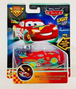Disney Pixar Cars Light Up LIGHTNING MCQUEEN Race to Celebrate 2026 Mattel NEW