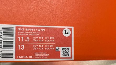Nike infinity Golf shoes 11.5 mens