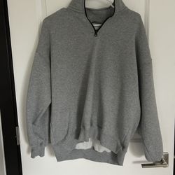 Taylor Swift Grey Quarter Zip Sweatshirt (S)