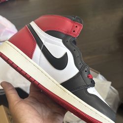 NEW Jordan 1 Retro High OG Black Toe Reimagined (GS)