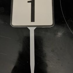 Table Numbers