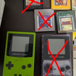 Nintendo Gameboy Colors System And Games For Sale Or Trade 