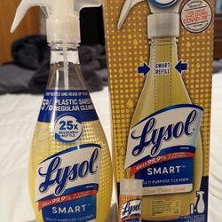 Lysol SMART Multi-Purpose Cleaner, Citrus Breeze Starter Kit, 0.195 FI Oz NIB