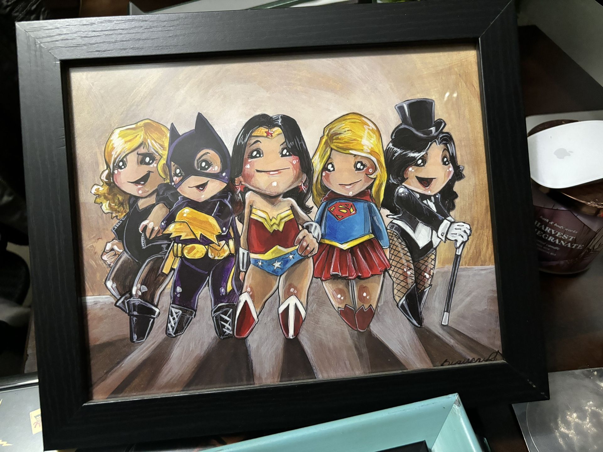 DC Ladies Framed Art