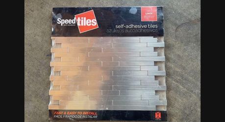 Speedtiles self adhesive Metal Peel & Stick Wall Mosaic Tiles