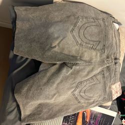 True Religion Jean Shorts Brand New 
