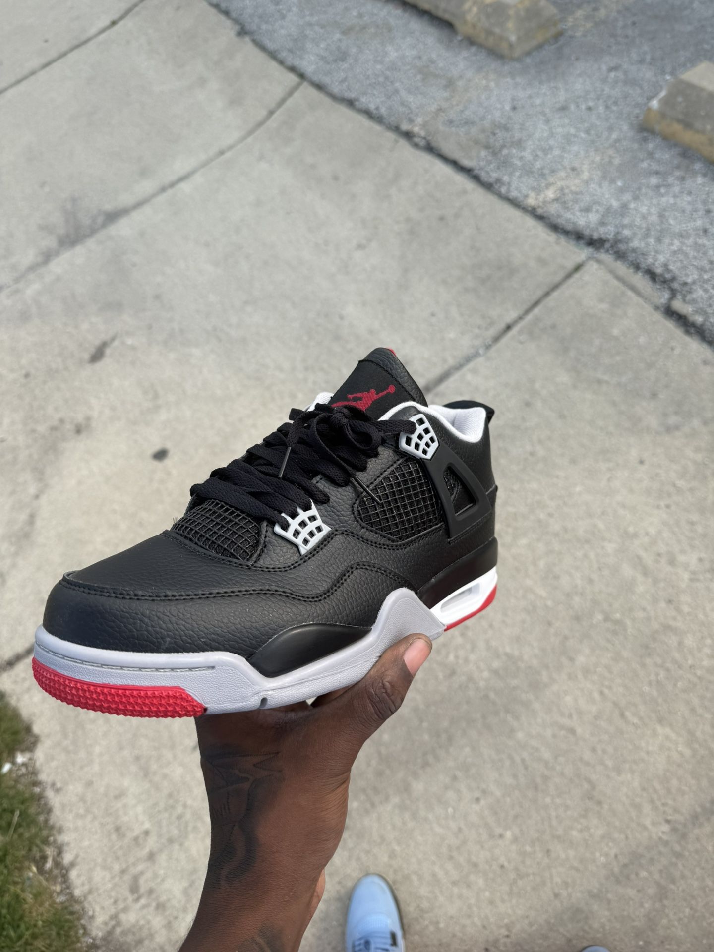Jordan Retro 4 Bred Leather