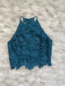 Guess Lace Crop Blouse