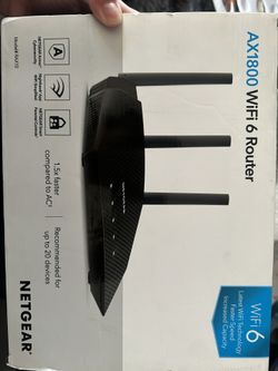 Netgear AX1800 WiFi 6 Router