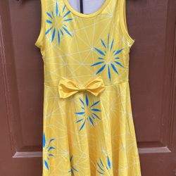 Princess Joy Sleeveless Yellow Dress 120