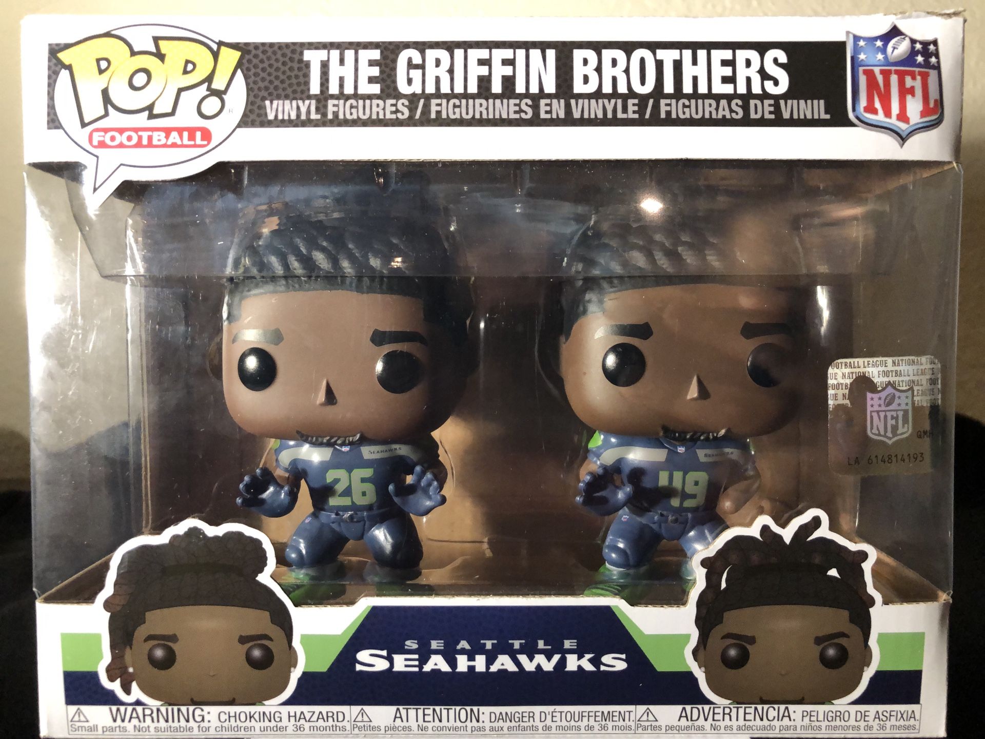 The Griffin Brothers Funko POP! Seattle Seahawks