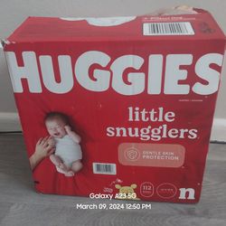 Huggies newborn Diapers 