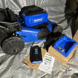 Lawn mower KOBALT 40 Volt Battery Operated Lawn Mower With Charger And Battery