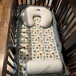 Sleigh Style Crib That Converts Into A Toddler Bed