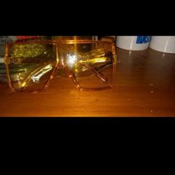 Orange Retro Sunglasses