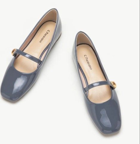 C.Paravano Women's Mary Jane Flats