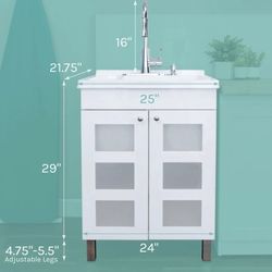 TEHILA
18 Gallon Utility Sink Vanity