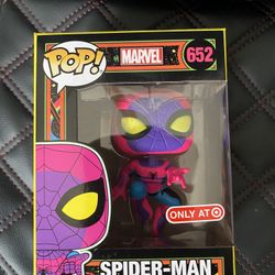 Spider-Man Funko Pop Blacklight
