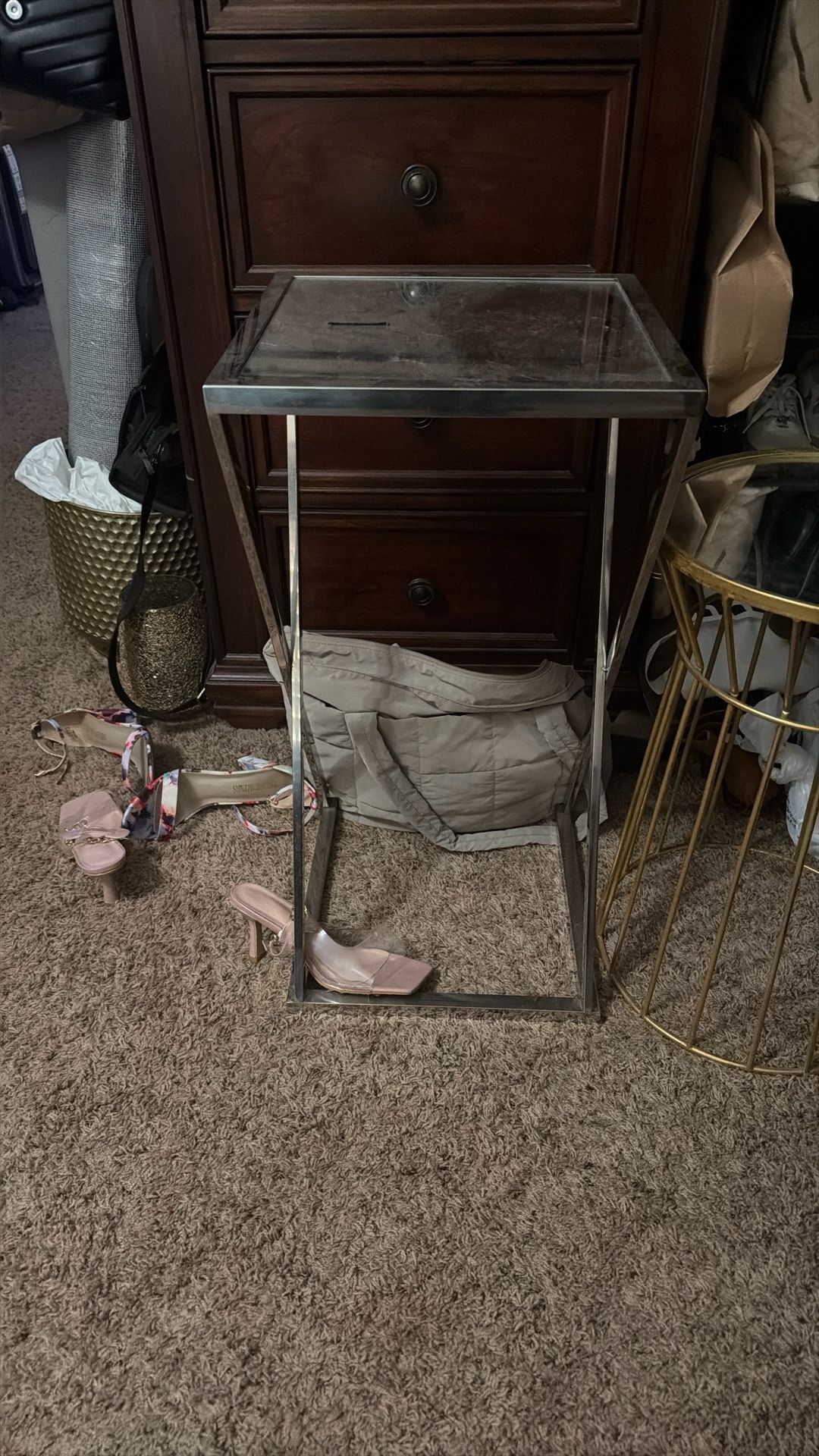 Silver Side table
