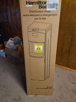 Hamilton Beach hot and cold water dispenser self sanitizing