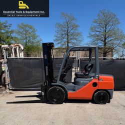 2016 Toyota 8FGU32 6,500 Lbs Pneumatic 3-Stage 4-Way Shift Forklift Gasoline